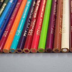 Vintage Berol Prismacolor Art Set Of 36 (1 Missing) Thick Colored Pencils No 954