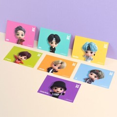 Monami TinyTAN Permanent Marker Set – 7 Colors BTS Licensed K-Pop Official