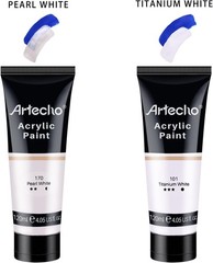 High-Quality 4.05oz Titanium White Acrylic Paint – Non-Toxic & Fast Drying