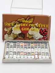 Vintage Shiva Tole & Decorative Oil Colors Set of 12 New – Sealed