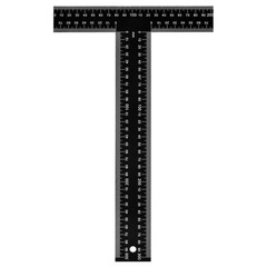 T Square Ruler – 12 inch Metal T for Drafting, Architecture,…