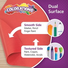 Paper Roll 36 x 1000 Dual Surface Scarlet Red DSRE Colorations