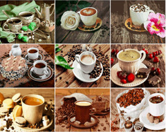 Paint by Number Kits Coffee Still Life DIY Acrylic Paint for Adults 16x20in