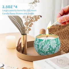 Scented Candles Bulk Gifts 8.5 x x 4 cm, christmas candle gift for women