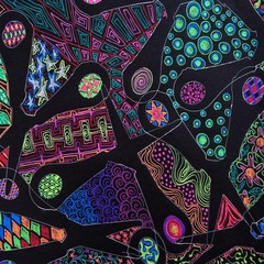 Coloured Gel pens, pens Set, Including 48 Piece Neon, Metallic