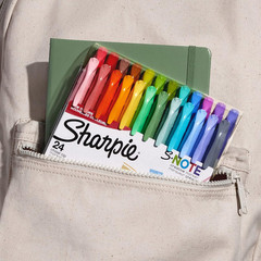 S-Note Creative Markers, Pastel Highlighters, Art Marker Set, Assorted Colors, C