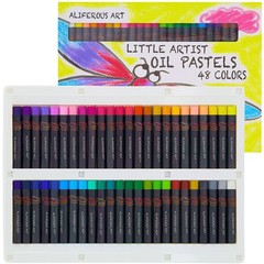 Aliferous Art Oil Pastels for Kids – 48 1 Count (Pack of 48), Multicolor