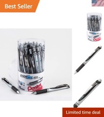 EnerGel RTX Retractable Gel Pen 36-Pack – Smooth Black Ink & Fast-Drying Design