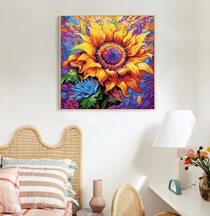 Paint by Numbers Kit for Adults Beginners & Kids Ages 8-12, Sunflower Acrylic Ea