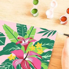 Ravensburger 23728 CreArt-Paint by Numbers 23728-Tropical Plants-from 12 Years