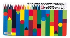 Coupy Pencil 30-color Tin FY30 00006417 Bulk Purchase 3-Pack