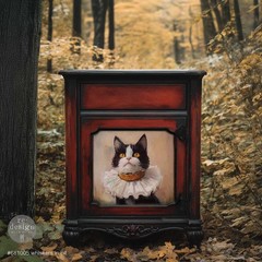 Whiskers in Oil | A3 Fiber Decoupage Paper | Redesign with Prima