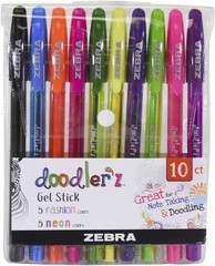 Fun & Functional Doodler’z Gel Pens – 10 Neon and Fashion Colors for All Ages