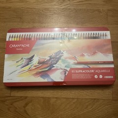 CARAN D’ACHE 80 Supracolor Aquarelle water-soluble colour pencils Brand New