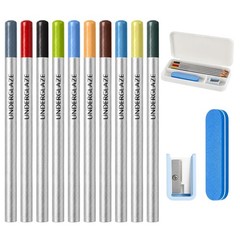 gisgfim 10Pcs Underglaze Pencils Water-Based Underglaze Pencil Set Under Glaz…