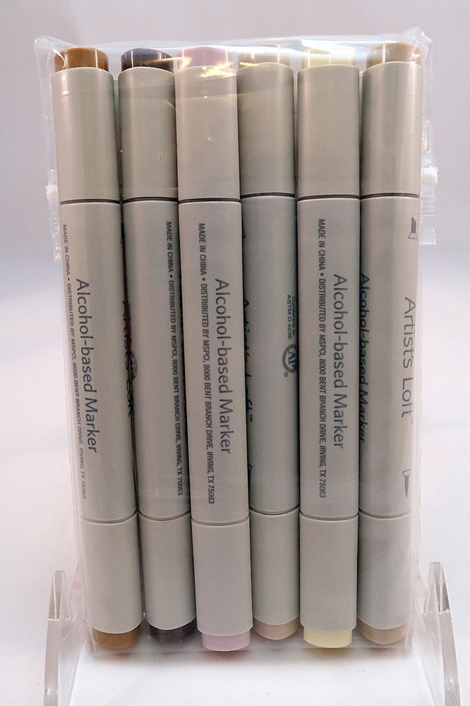 Michaels PORTRAIT Artist’s Loft Dual-Tip Sketch Alcohol Markers, 6pc. #15a