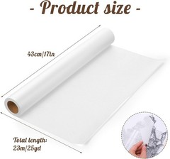 Tracing Paper Roll 17in x 25yd White Translucent Sewing Sketch