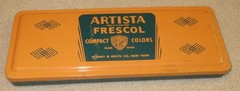 Vintage Artista Frescol Compact Colors Set D-8 Binney and Smith: Dry Pastels