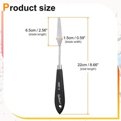 Painting shoulder 22 cm stainless steel blade pointed
