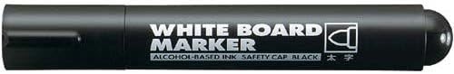 KOKUYO Recycled Resin White Board Marker Bold Round Core 10 Black