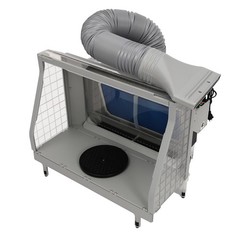 Airbrush Spray Booth Dual-Filter Portable Hobby Airbrush Paint Spray Booth
