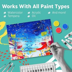 12×16 Blank Canvas Pack of 12 – Perfect for Oil, Acrylic & Watercolor