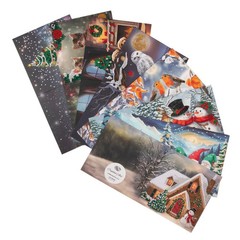 CraftBuddyUS CCK-XMAS SET: 18x18cm “The Magic Of Christmas” Set of 8 Cards