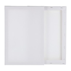 2Pcs Stretched Canvas 8″x12″ Artist Boards 4/5″ Profile Cotton Panels White