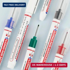 15 Pcs Long Nib Marker, 20 mm Long Head Deep Hole Marker Pens, Fine Nose Tip Dee