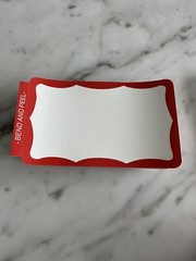 Eggshell Sticker Pack Of 100 Red Border Graffiti Supplies Street Art Stickers