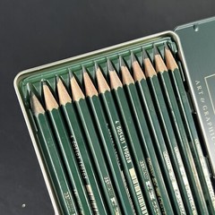 Faber-Castell 12 Pck Blacklead Pencils In Metal Tin Brand New Never Used