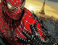 Paint By Numbers Adults kids Super Hero Figure DIY Painting Kit 40x50CM Canvas