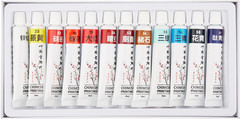 Chinese Authentic Watercolor Set 12 Colors