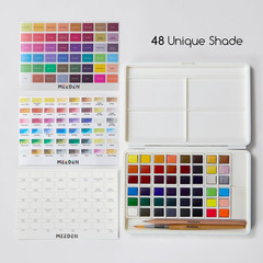 MEEDEN x Diane Antone Limited Edition Watercolor Paint Set – 48 Colors Portable