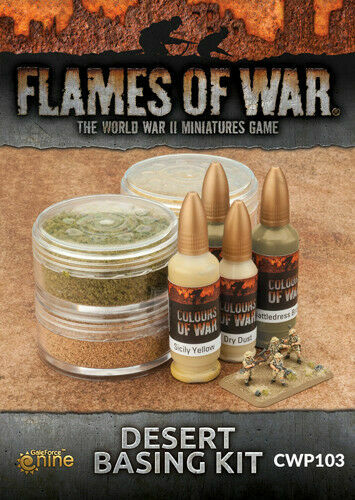 FLAMES OF WAR PAINTS – DESERT BASING KIT – CWP103