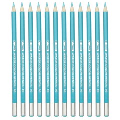 12Pcs Watercolor Pencil for Coloring, Drawing, Painting, Sky Blue