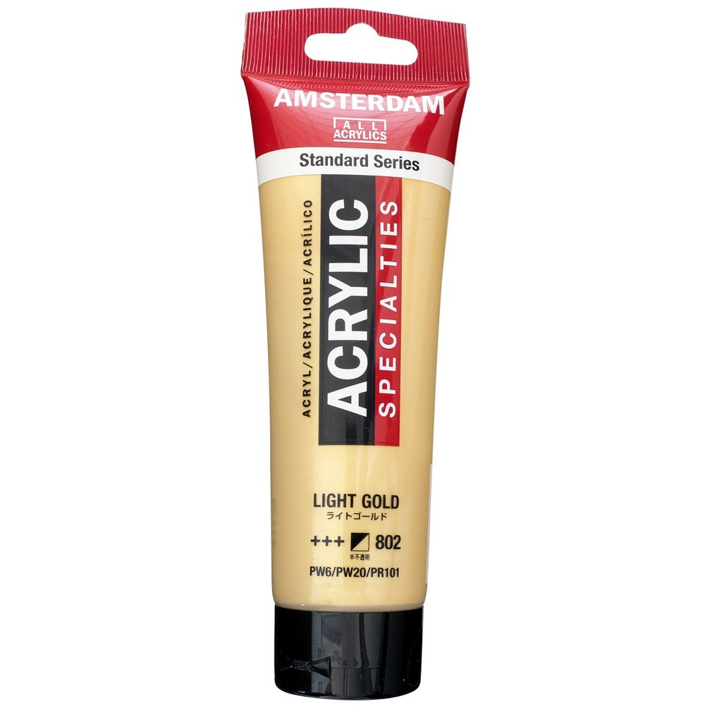 Japan T1709802 498353 Amsterdam Acrylic Paint Light Gold 4.2 fl oz 120ml