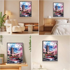Paint by Numbers Kits for Adults Landscape, Flower DIY Painting Kits for Adul