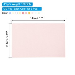 PATIKIL 30 Sheets Vellum Paper 4.25×5.5, Vellum Paper Printable Translucent P…
