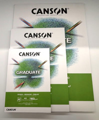 Canson Graduate Drawing Pad A5 /A4 / A3 Choose Various Blocks NEW