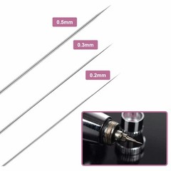 1 Set Airbrush Nozzle Needle Replacements for Airbrushes Spray Gun 0.2/0.3/0.5mm