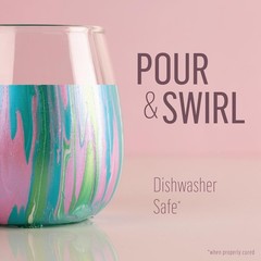 Aqua Iridescent Glass Paint – 2 oz Murano Acrylic for Stunning DIY Decor