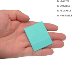 2 Pack Mini Rubber Squeegee, Silk Printing Squeegees for Chalk Paste,Mini Squeeg