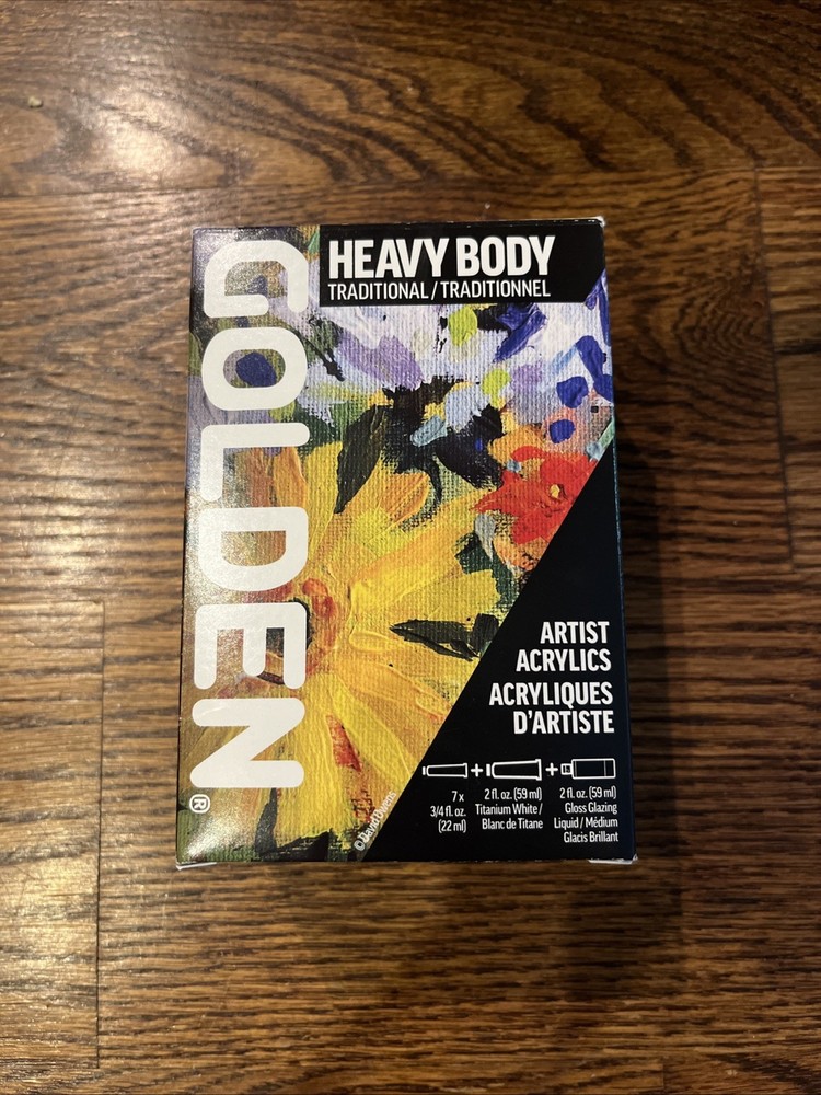 Golden Heavy Body Traditional Artist Acrylics Color Mixing Set NIB