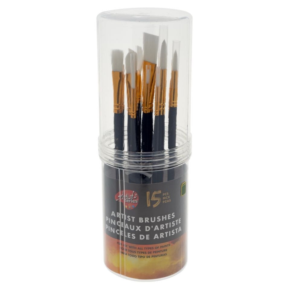 Lot of 2 ARTIST’S SERIES Artist Brushes 18.5cm FREE SHIPPING