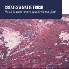 Pouring Masters Professional Matte Pouring Medium – 16 Ounce