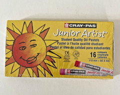 Sakura Cray-Pas Junior Artist Student Quality Oil Pastel 16 Colors 8mm X 60.8mm