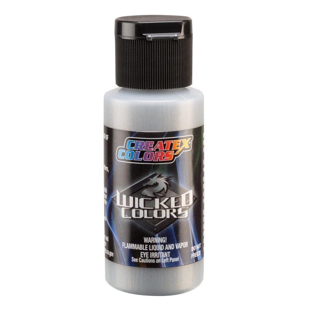 Createx Wicked Colors W357-02 Quicksilver Metallic 2oz. For Airbrush Paint