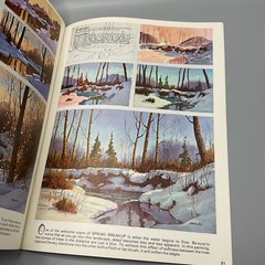 Walter Foster Art Book #126 So You Want Snow Scenes to Paint Softcover 10×13.5