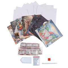 CraftBuddyUS CCK-XMAS SET: 18x18cm “The Magic Of Christmas” Set of 8 Cards